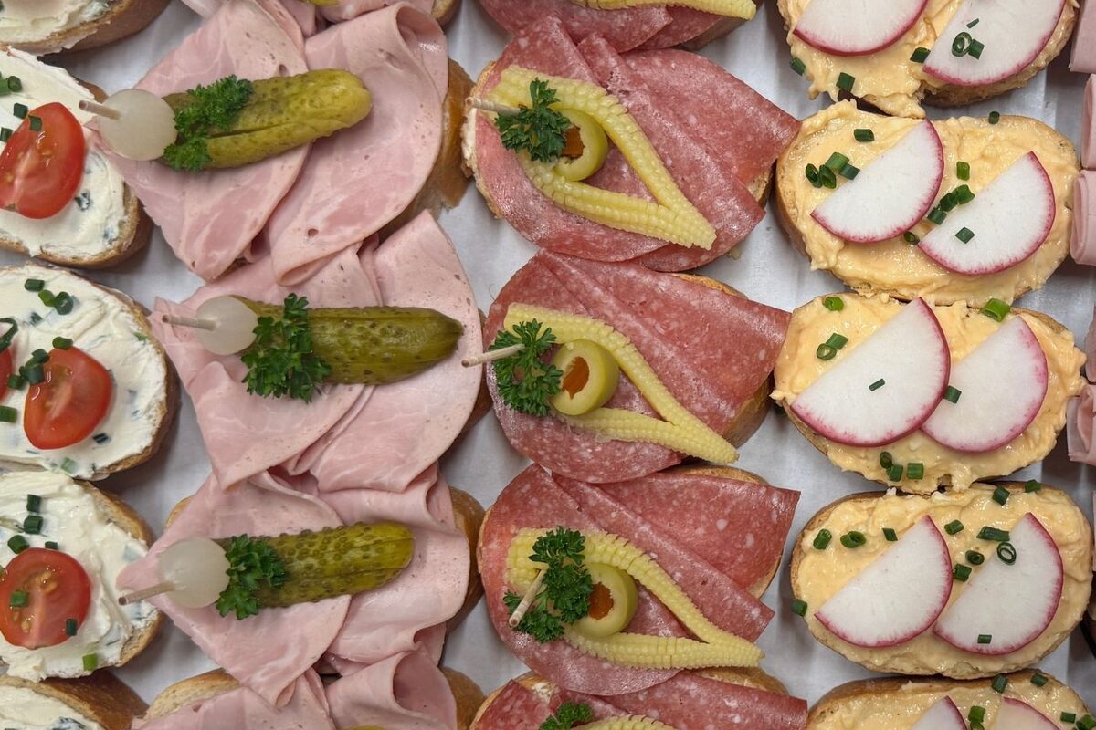 Premium-Canapés für Kundenbesuche und Produktvorstellungen