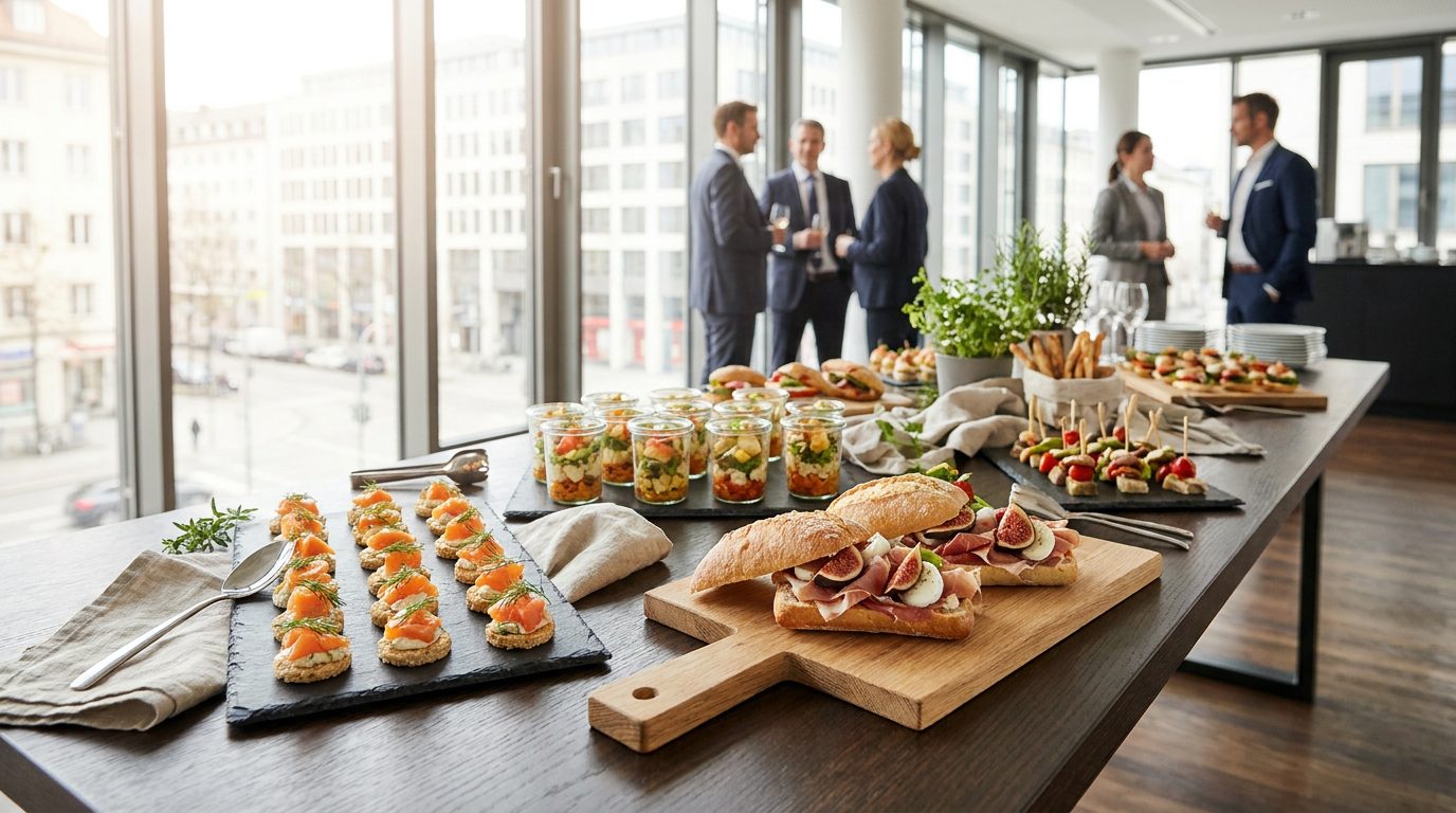 Business-Catering Buffet aus der Metzgerei Sedlmeir